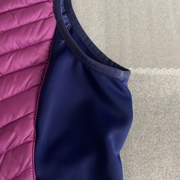 Eddie Bauer Women's Purple and Navy Vest - Picture 3 of 10